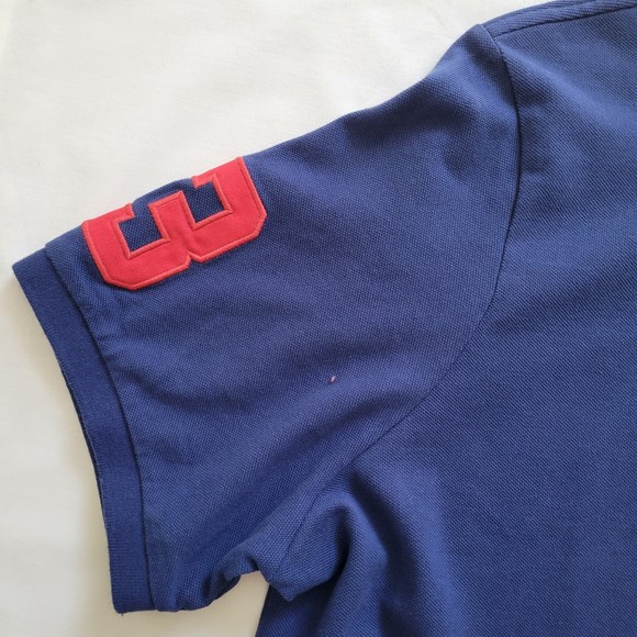 NEW Polo Ralph Lauren Classic Fit Triple-Pony Mesh Blue Collar Shirt Mens SizeXL - Picture 4 of 4